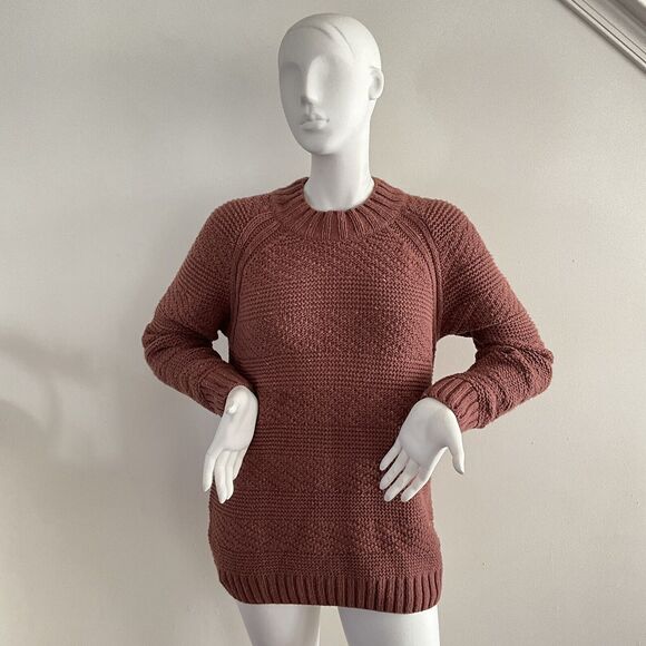 Organic Cotton Blend Nemma Long Sleeve Sweater In Flannel PrAna 1X - Picture 12 of 12